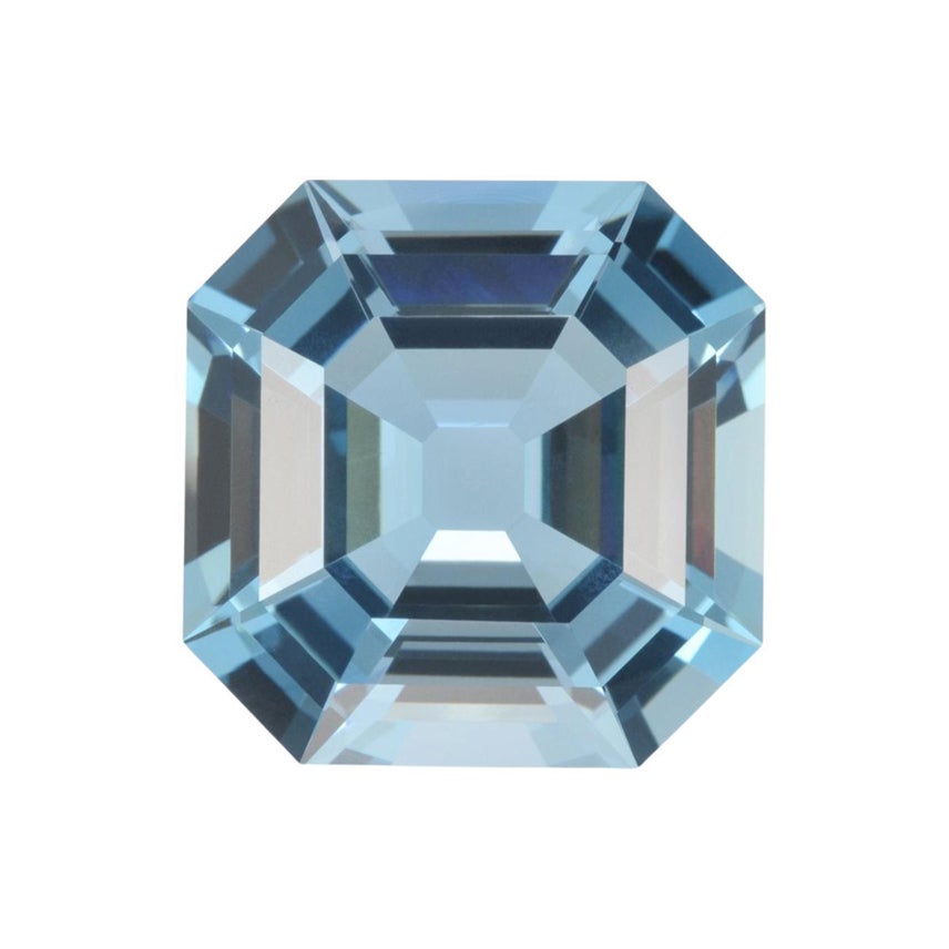 Incredible 35.68 carat Asscher cut Aquamarine gem offered loose to a remarkable gemstone collector.
Dimensions: 21.50 x 21.50 x 12.10 mm.
Returns are accepted and paid by us within 7 days of delivery.
We offer supreme custom jewelry work upon