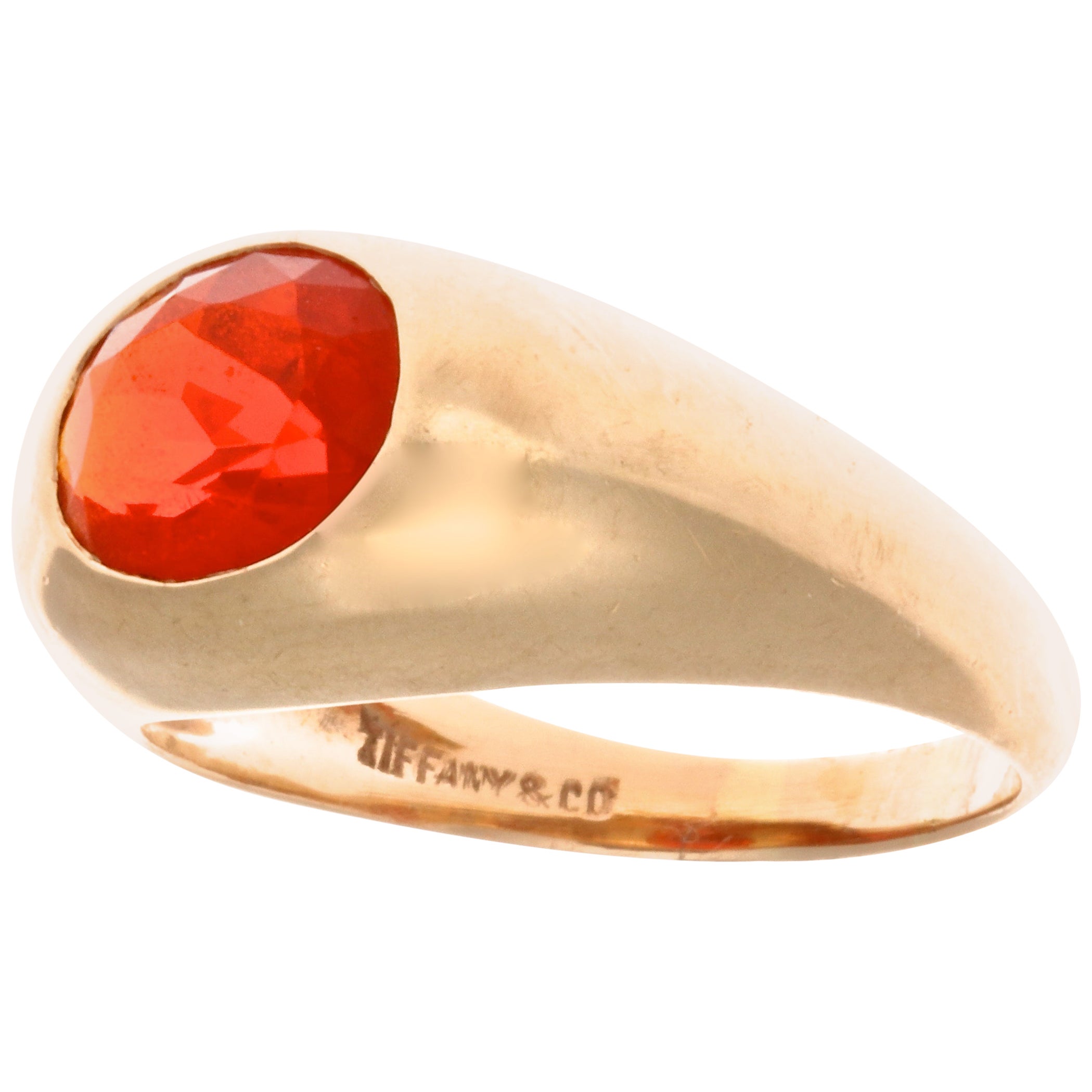 Tiffany and Co. 14 Karat Gold Westover School Crest Class Ring For Sale