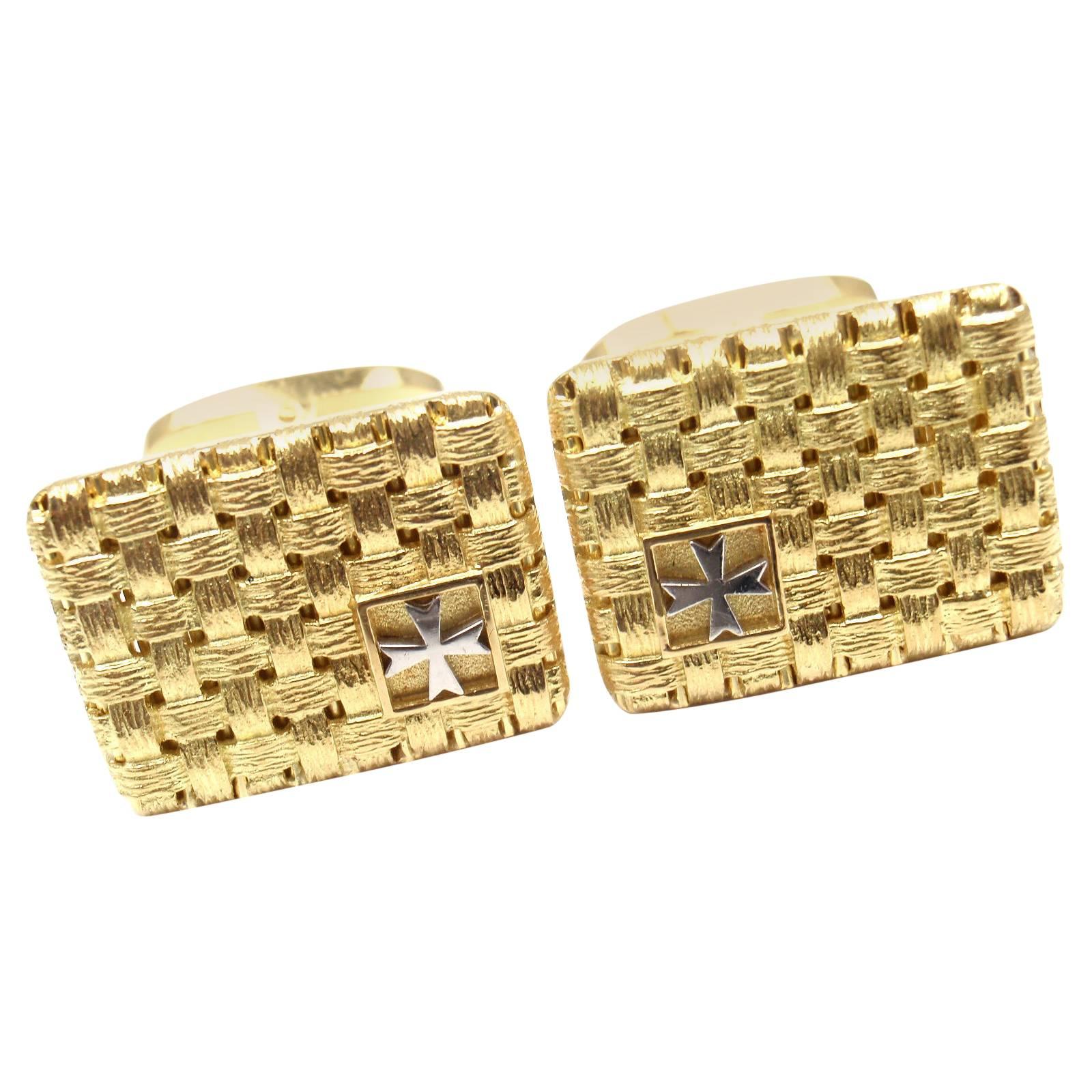 Vacheron Constantin Gold Platinum Cufflinks