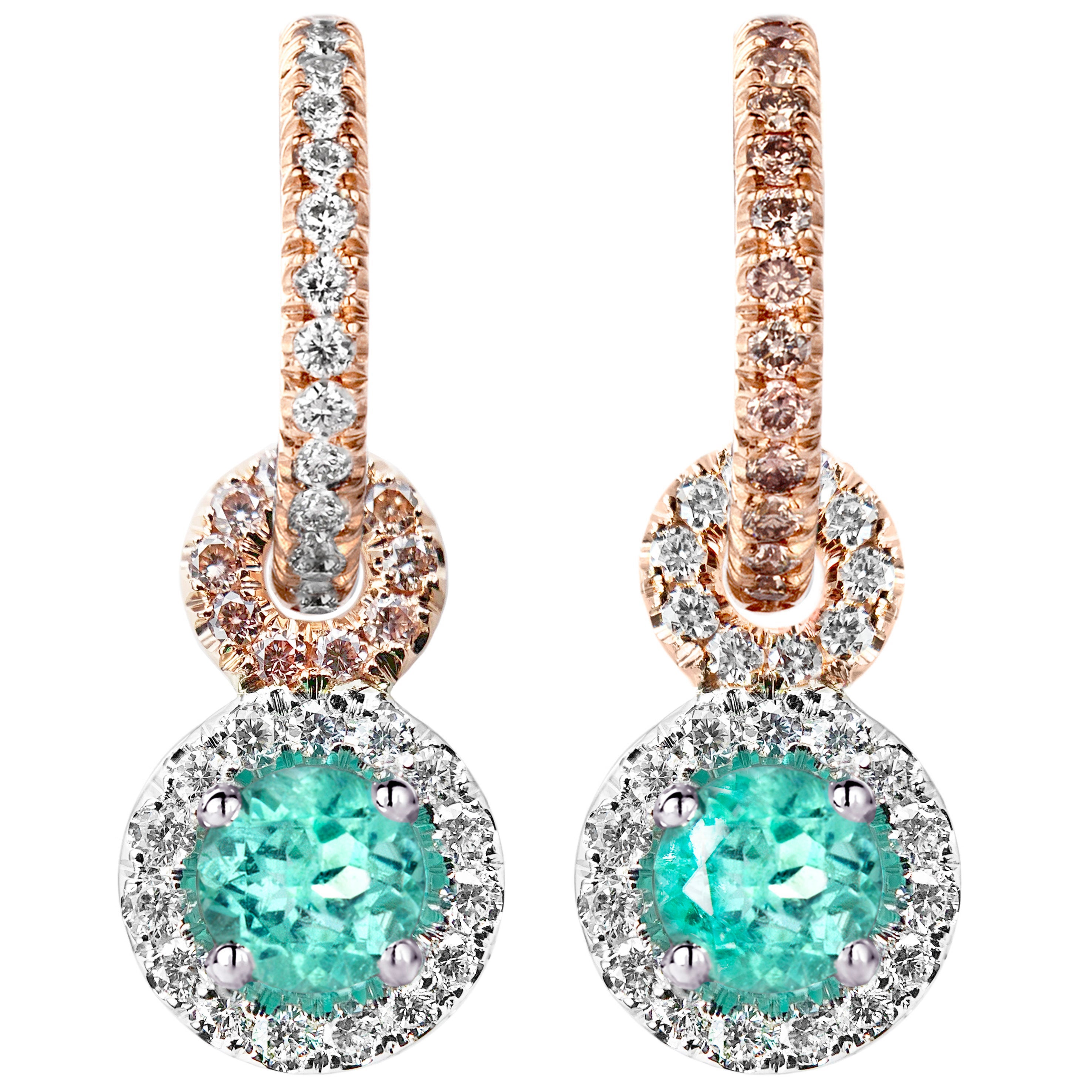 Hanging earrings diamond Outlet