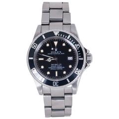 Retro Rolex Stainless Steel Sea Dweller Wristwatch Ref 16660