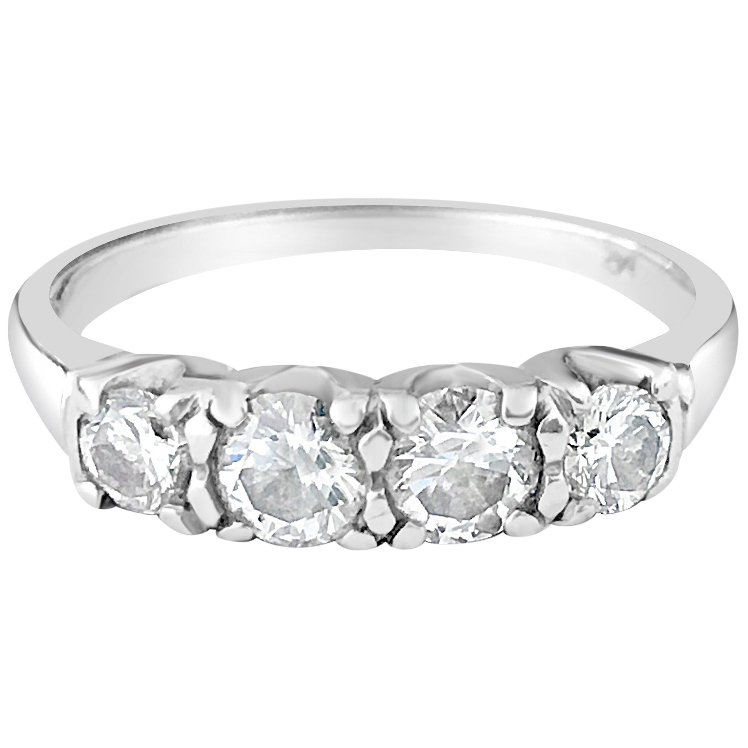 Certified Bulgari Corona Diamond Engagement and Eternity Ring Set 1.00