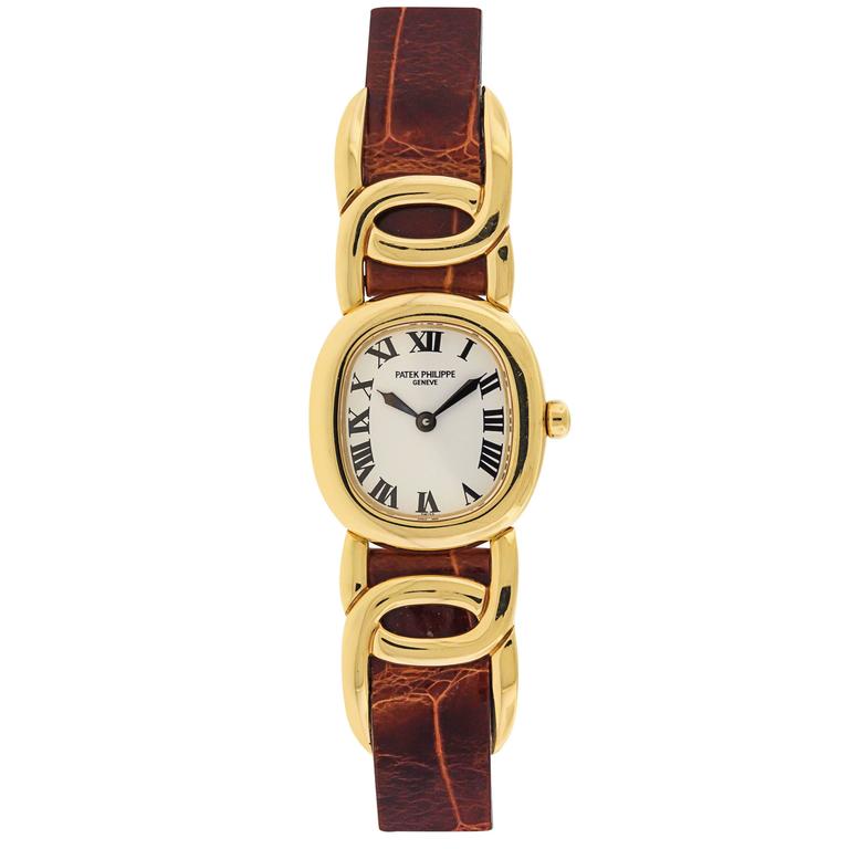 Patek Philippe Lady's Yellow Gold Ellipse Quartz Wristwatch Ref 4830 ...