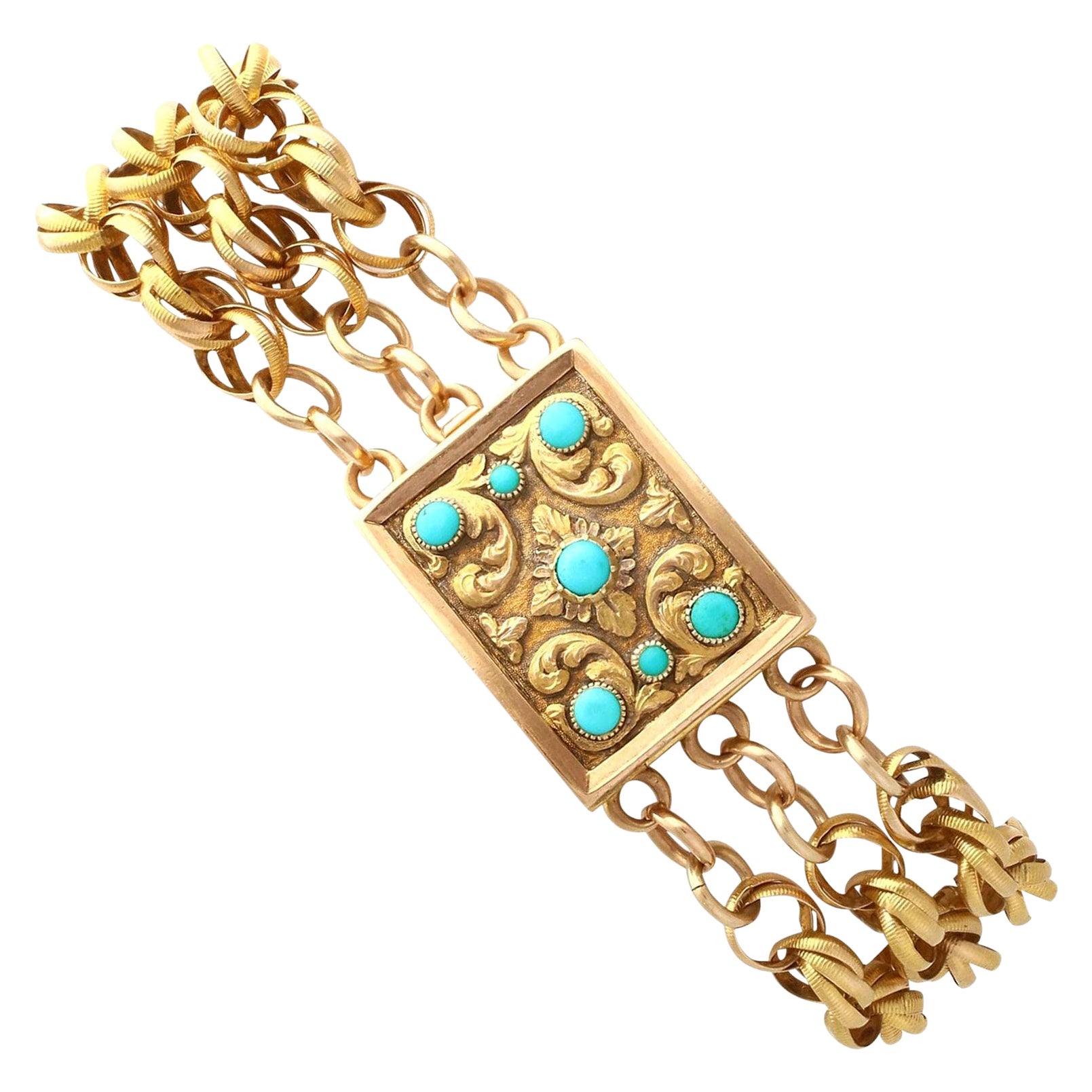 Persian Turquoise and Gold Bracelet at 1stDibs persian gold bracelet