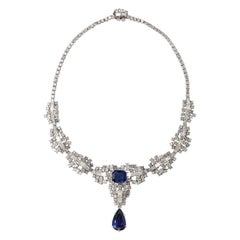 Collana con zaffiri e diamanti certificati