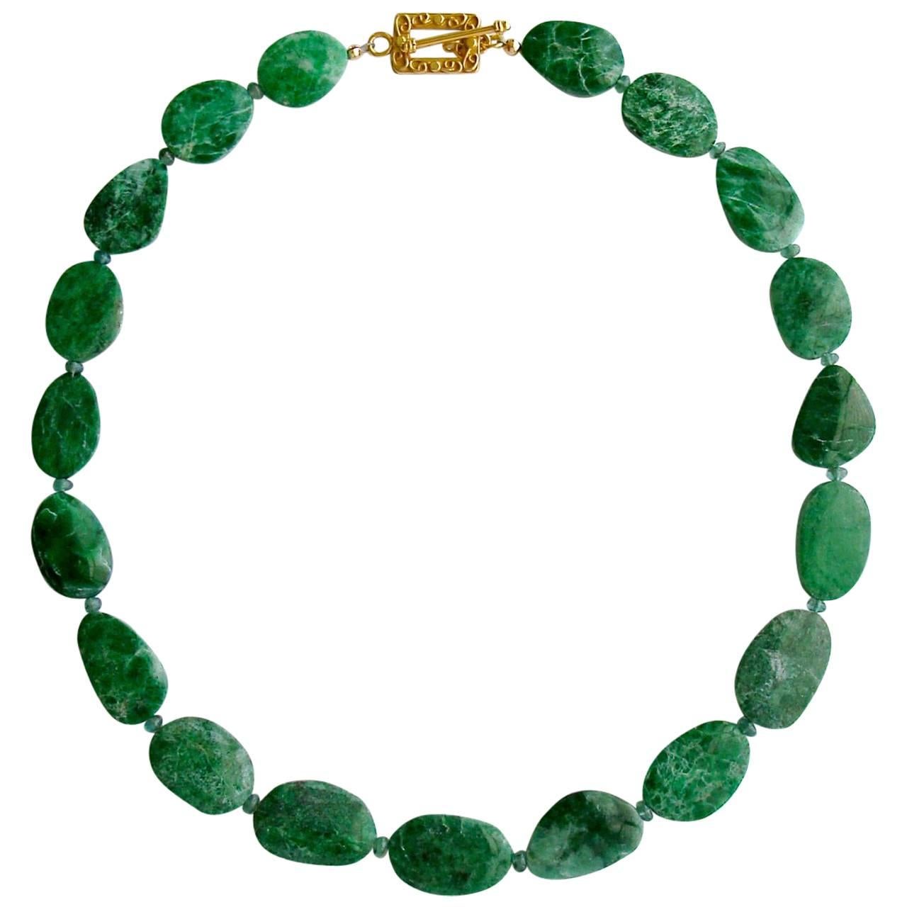 Maw Sit Sit Columbian Emerald Choker Necklace