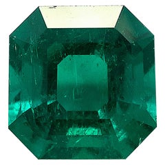3.70 Carat Colombian Emerald, Unset Loose Gemstone, GIA Certified 