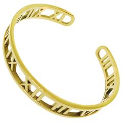 Tiffany & Co. Gold Atlas Manschettenknopf-Armband