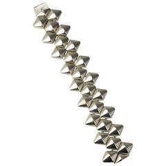 Georg Jensen silver conical link bracelet - Arno Malinowski