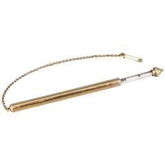 Edwardian James Joseph Hicks Gold Thermometer 3