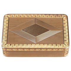 Antique Early 19th century Gold box. 