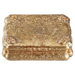 Antique Mid-19th century Hanau Gold Box. 