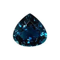 Tourmaline indicolite bleue parisienne de 7,43 carats, pierre précieuse non sertie, certifiée GIA