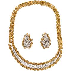 David Webb Beautiful set of earrings and necklace 6