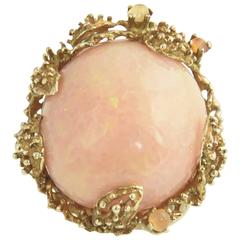 1960s Mexican Opal Gold Statement Ring