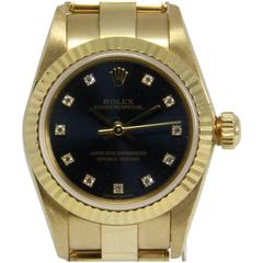 Rolex Lady's yellow gold Oyster Perpetual automatic Wristwatch Ref. 76198 