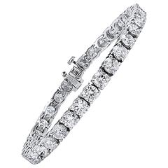13 70 Carat Diamond Tennis Bracelet At 1stdibs
