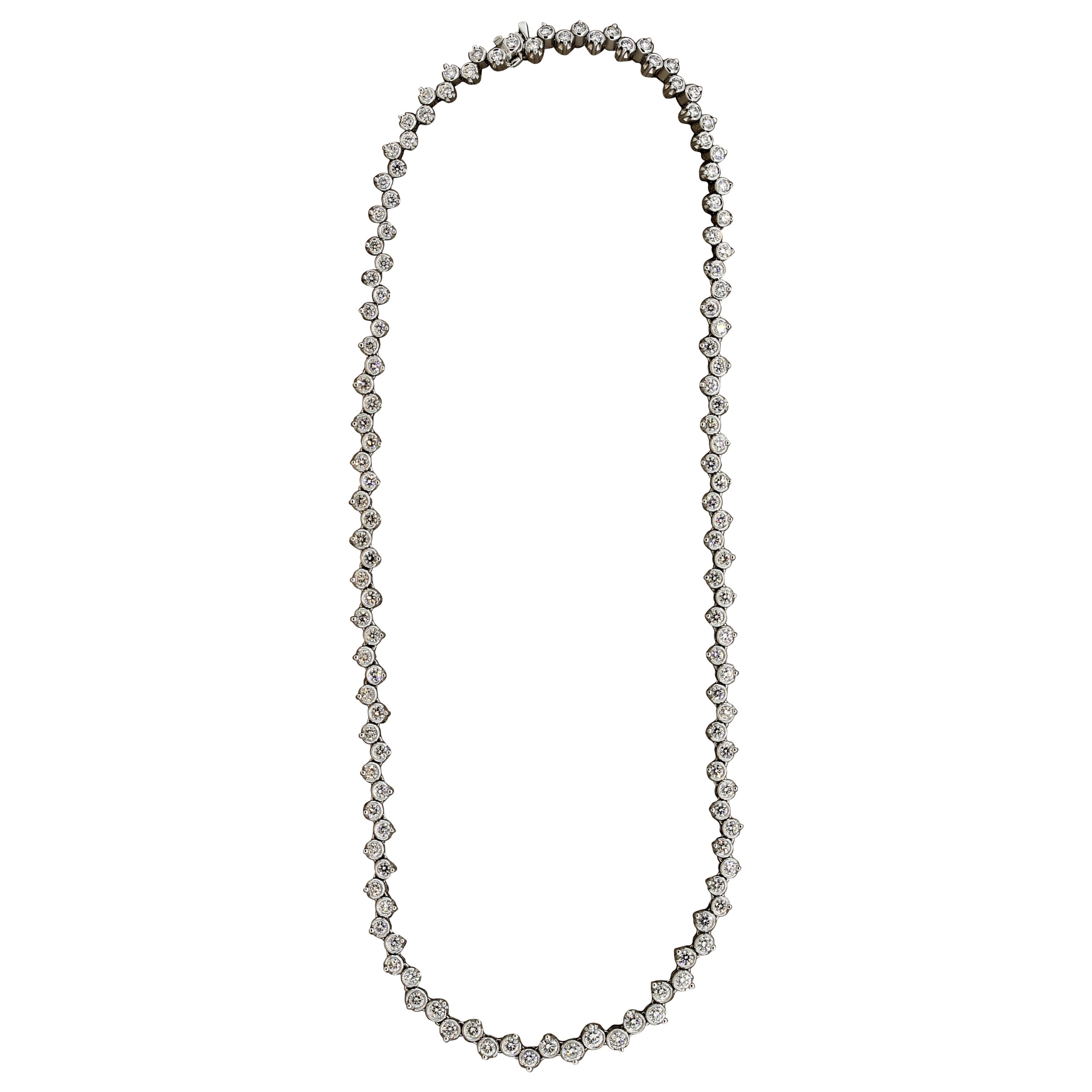 white sapphire tennis necklace white sapphire tennis necklace