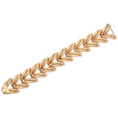 Vintage Gold Illusion Link Bracelet