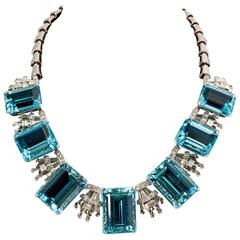 Beautiful Aquamarine Necklace