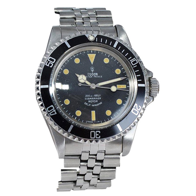 Tudor by Rolex Stainless Steel Oyster Watch from 1967 For Sale
