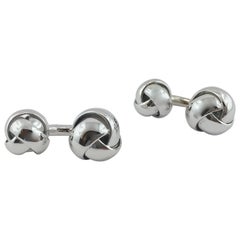 Jona Silver Knot Cufflinks