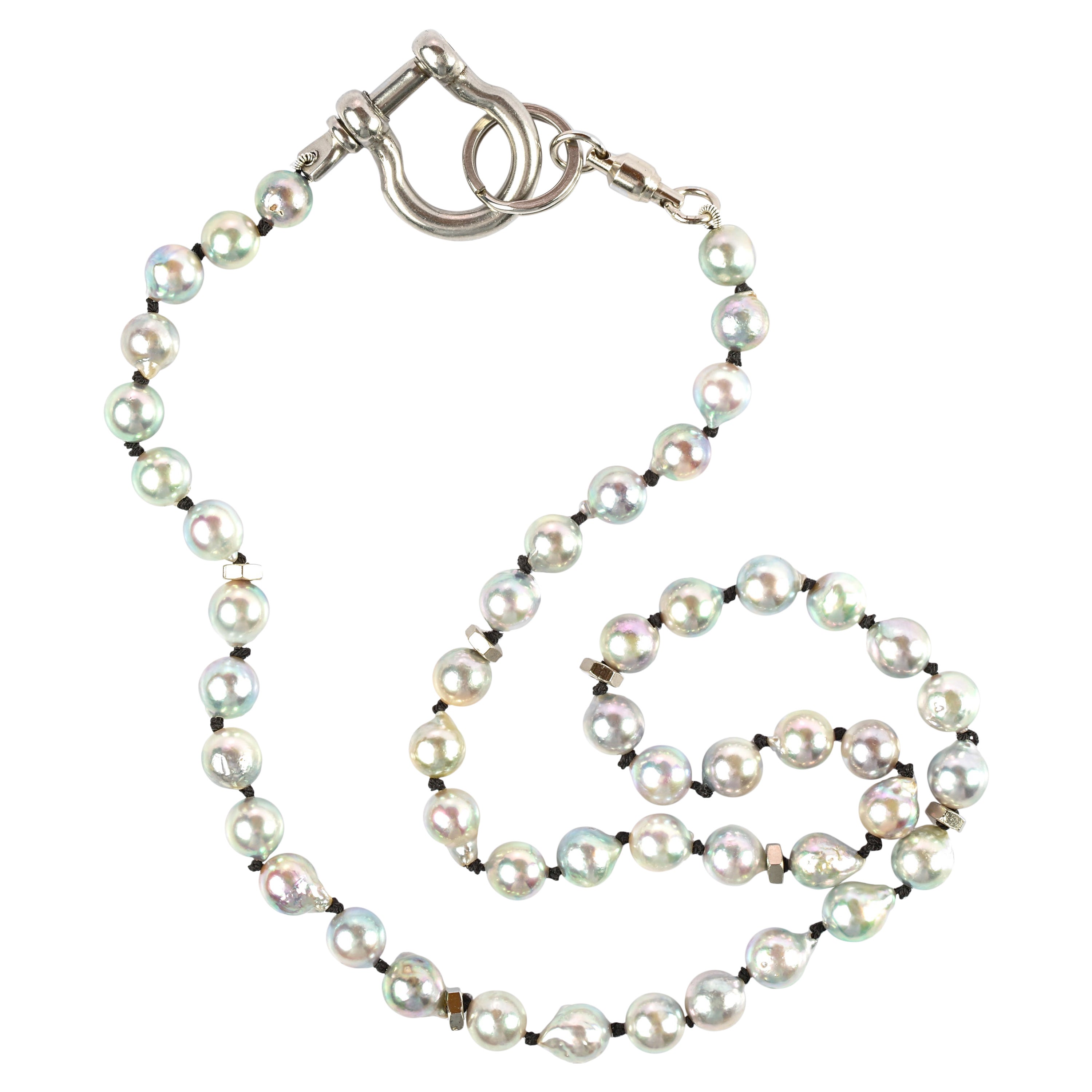 Saltwater pearl necklace price Clearance