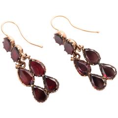 Georgian Garnet Earrings