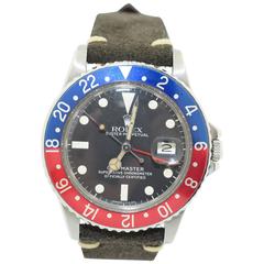 Rolex Stainless Steel GMT Automatic Wristwatch Ref 1675