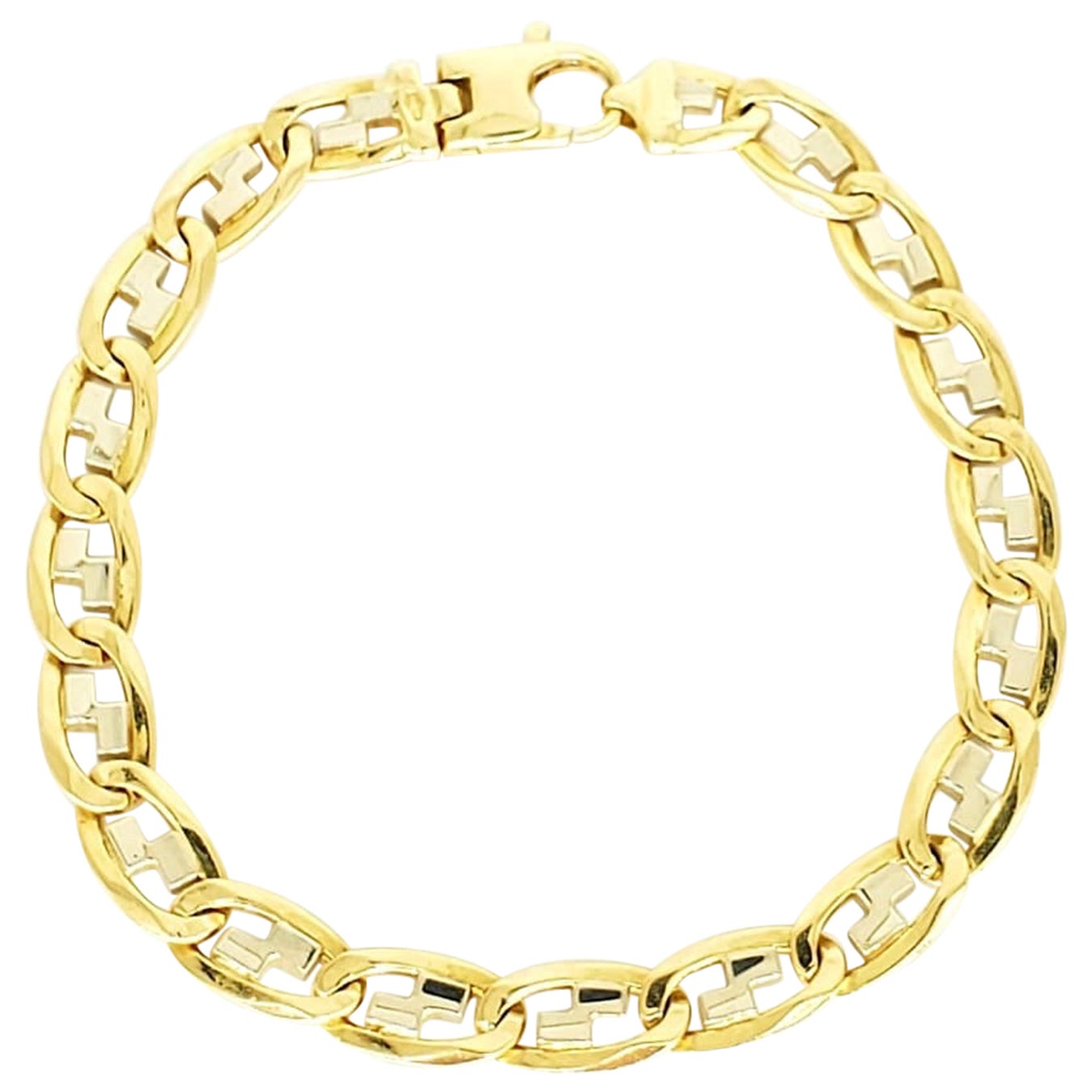 Men’s Rolex Link Bracelet 18 Karat For Sale at 1stDibs