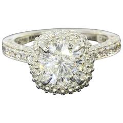 Tacori 1.35 Carat GIA Cert Star 129 Diamond gold Ring