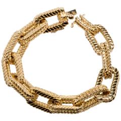 Italian Gold Link Bracelet 11