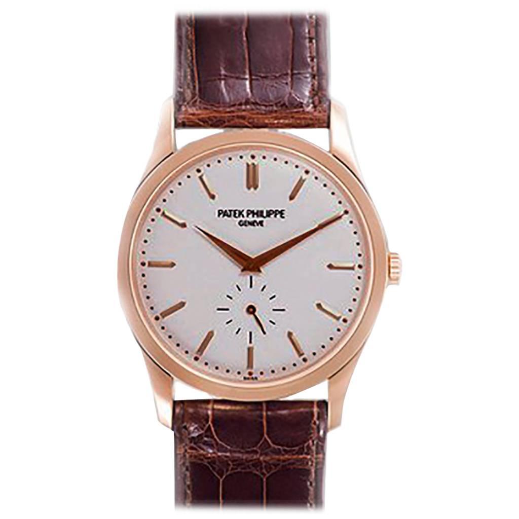 Calatrava Automatik-Armbanduhr aus Gelbgold von Patek Philippe 5196-R (oder 5196R)