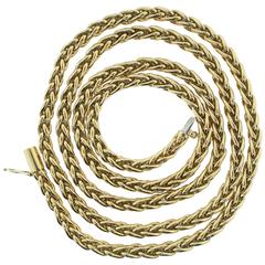 Classic Bulgari gold Heavy Link Long Chain