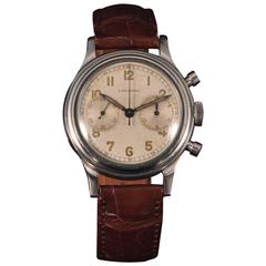 Longines Edelstahl 13ZN Chronograph-Armbanduhr
