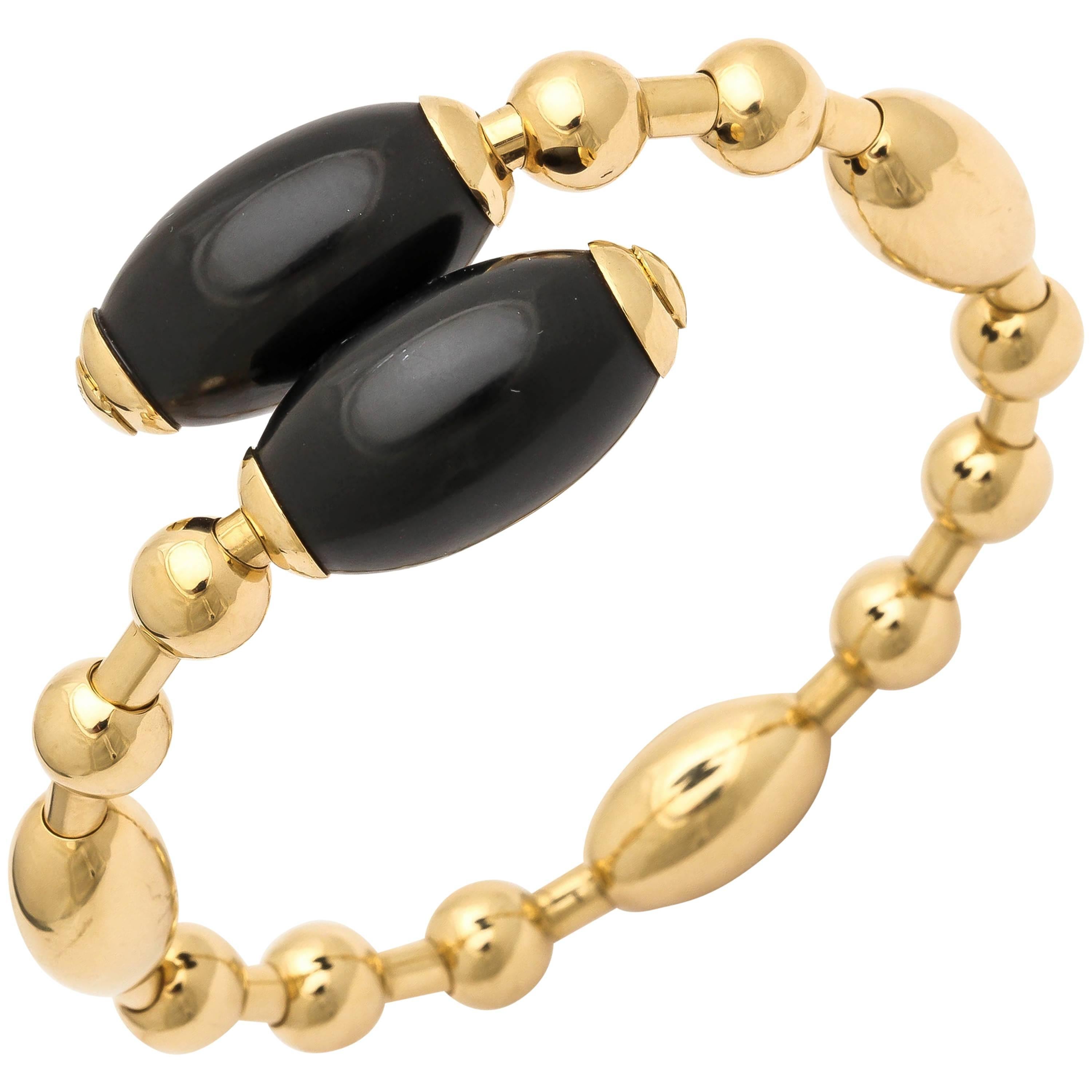 Onyx Gold Tuca Tuca Bracelet For Sale
