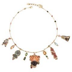 7,39 Karat Turmalin Antike Artefakte Halskette
