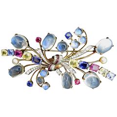 Raymond Yard Gemstone Brooch 2