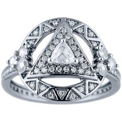Jade Jagger Trillion Diamond Ring