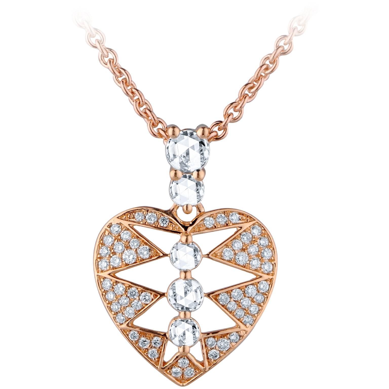 Jade Jagger Heart Diamond Pendant