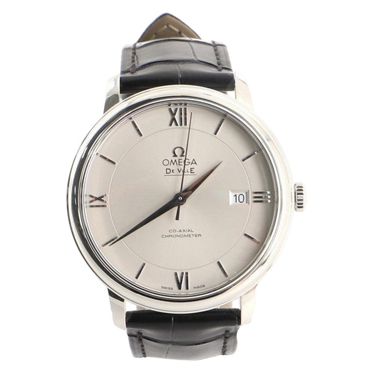 Omega De Ville Prestige Co-Axial Chronometer Automatic Watch Stainless ...