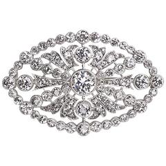 Tiffany & Co. Edwardian Diamond platinum Brooch 