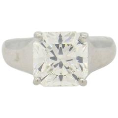 Tiffany & Co Lucida Platinum 3.02 Carat Diamond Engagement Ring 
