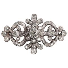 Antique Diamond Brooch 1