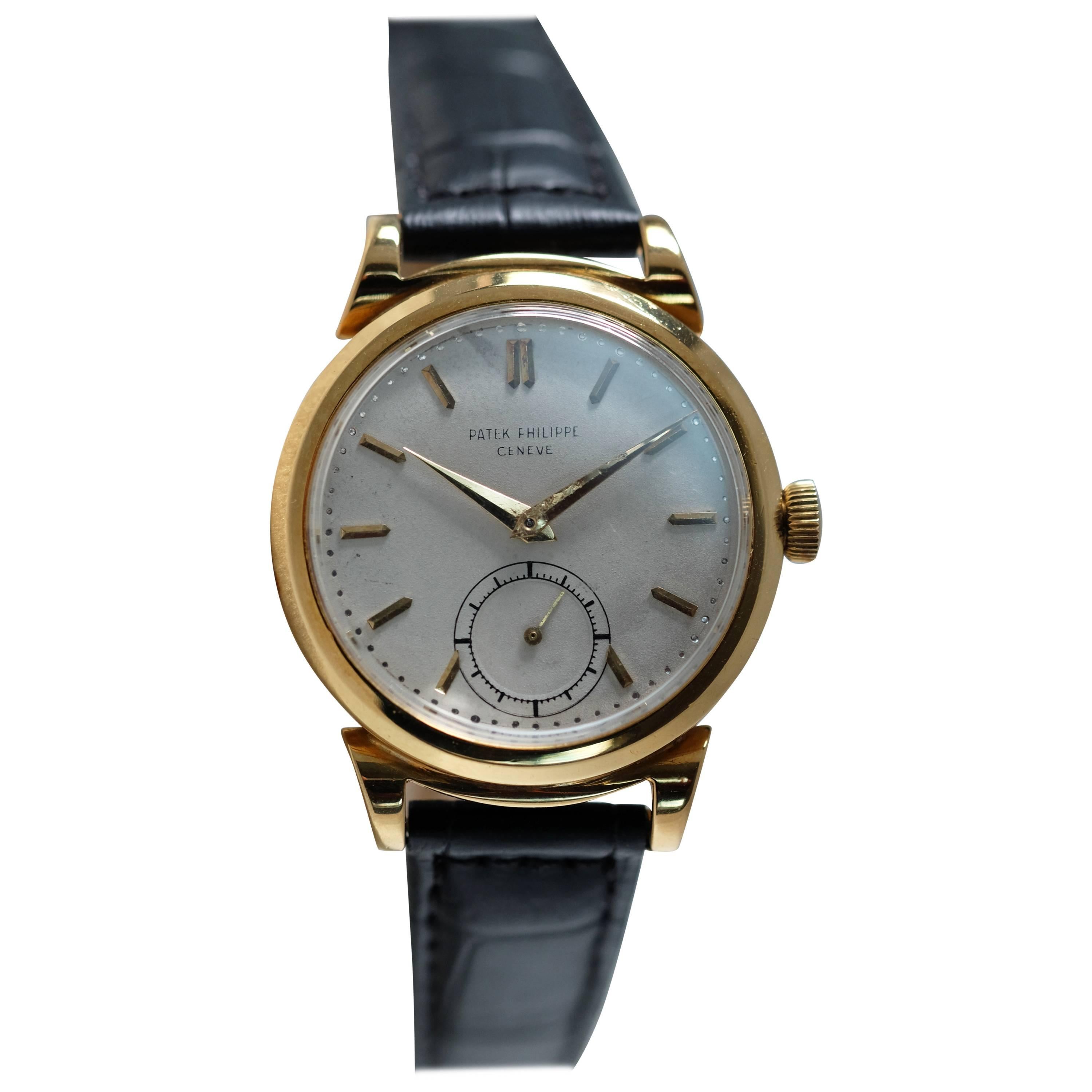 Patek Philippe yellow gold Dress wristwatch Ref 1491