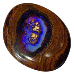 Australian Boulder Opal Yaweh Nut Cabochon