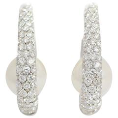 Vintage Mikimoto South Sea Pearl Diamond Gold Earrings