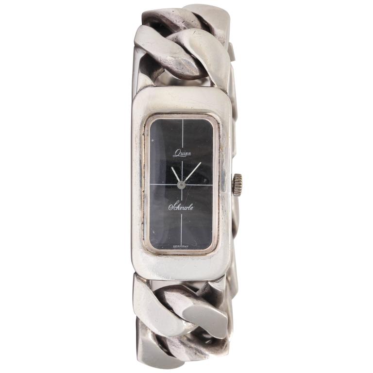 Quinn Scheurle Sterling Silber Automatik-Armbanduhr bei 1stDibs | quinn uhr  silber, quinn spangenuhr silber