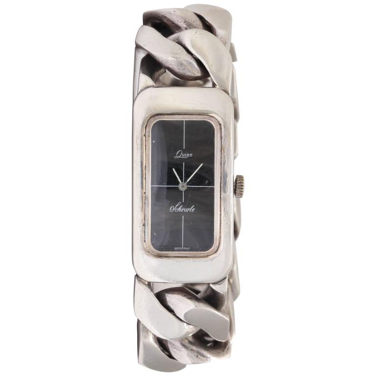 Quinn Scheurle Sterling Silver Automatic wristwatch at 1stDibs