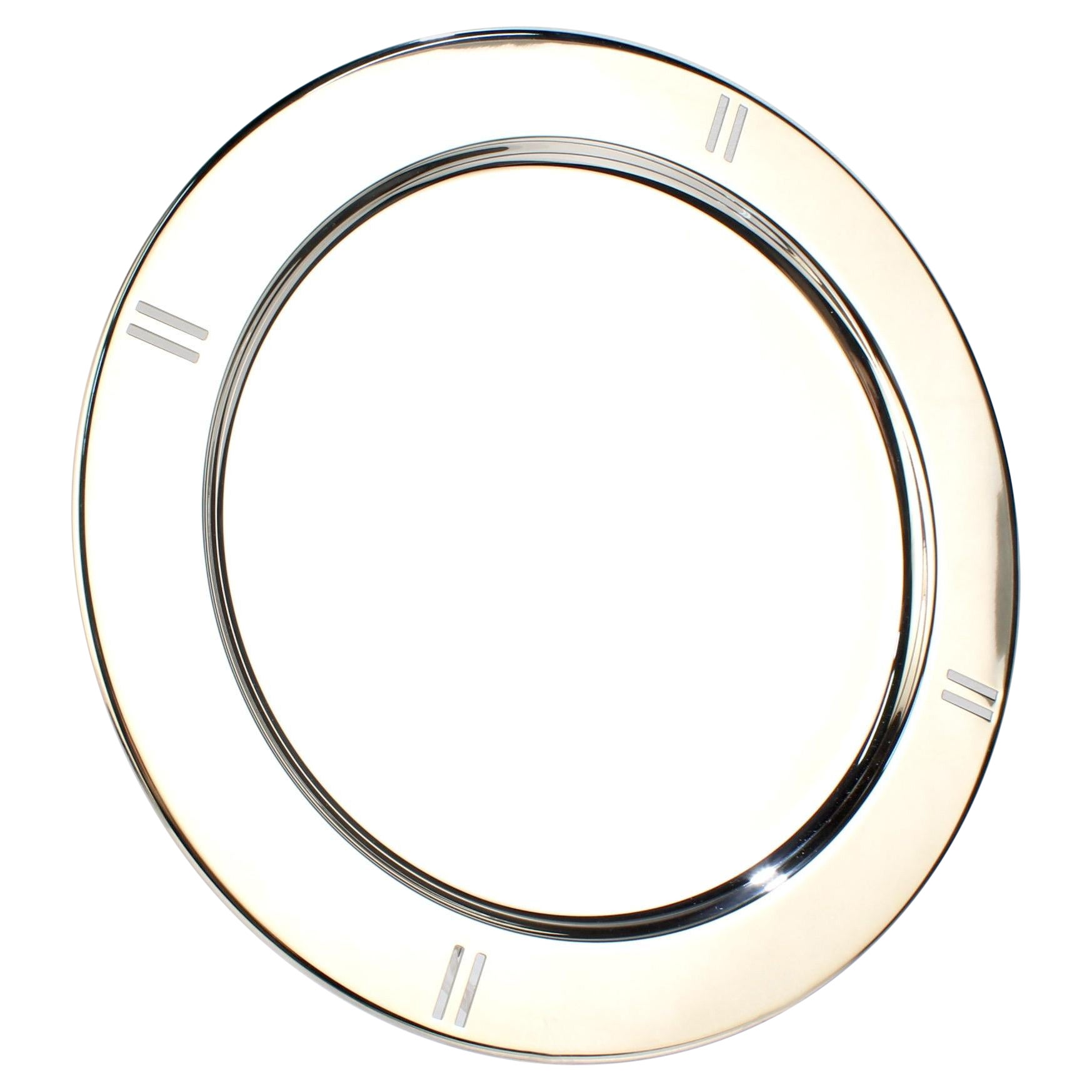Large Silver Plate Charger or Tray by Richard Meier for Swid Powell
